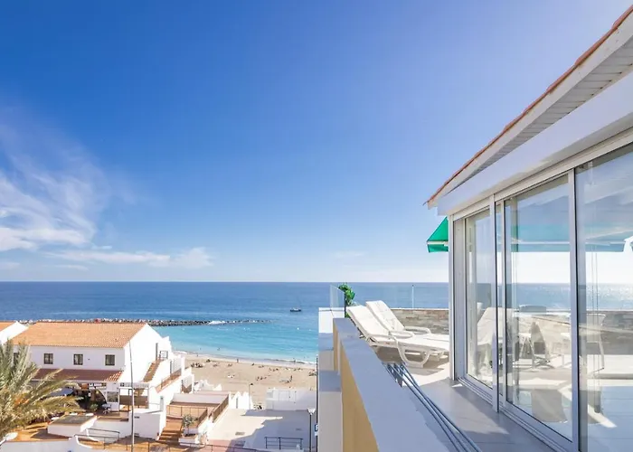 Lägenhet Penthouse Of Views Cristianos Los Cristianos (Tenerife)