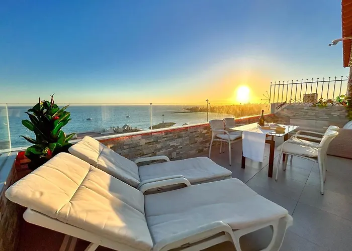 Lägenhet Penthouse Of Views Cristianos Los Cristianos (Tenerife)